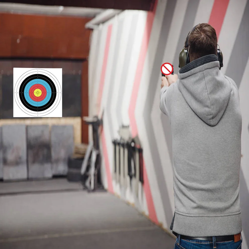 Archery Target Face - 10 шт. профессиональных бумажных мишеней для