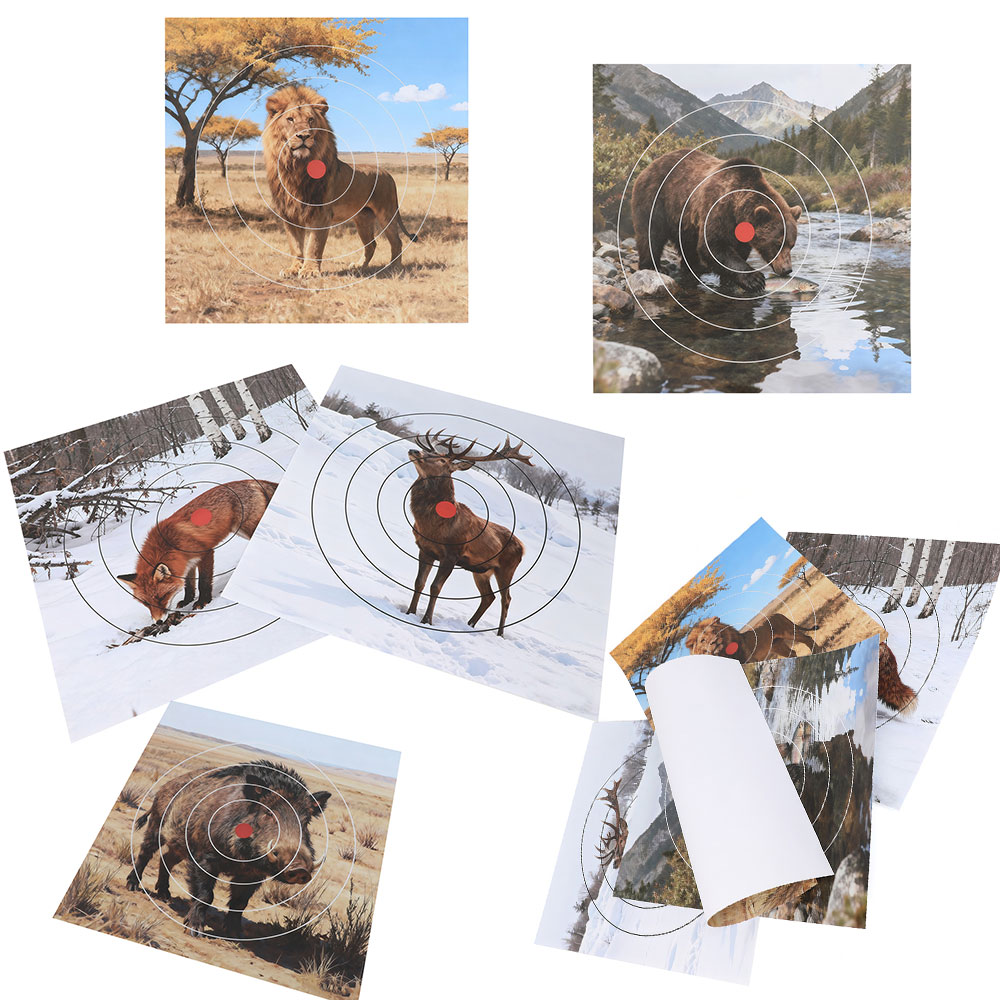 Archery Target Face - 40x40 см, бумажная мишень для стрельбы,
