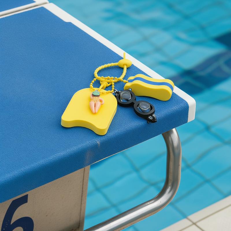 Swimming Kickboard - Брелок для ключей в стиле плавания
