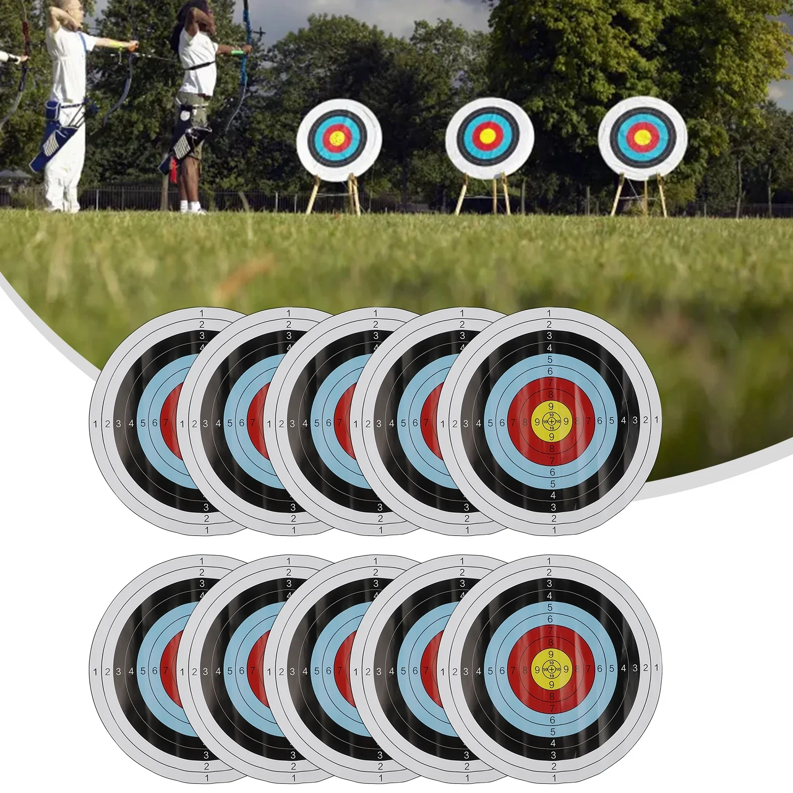 10 шт., 40x40 см, мишени для с – обзор и цена Archery Target Face