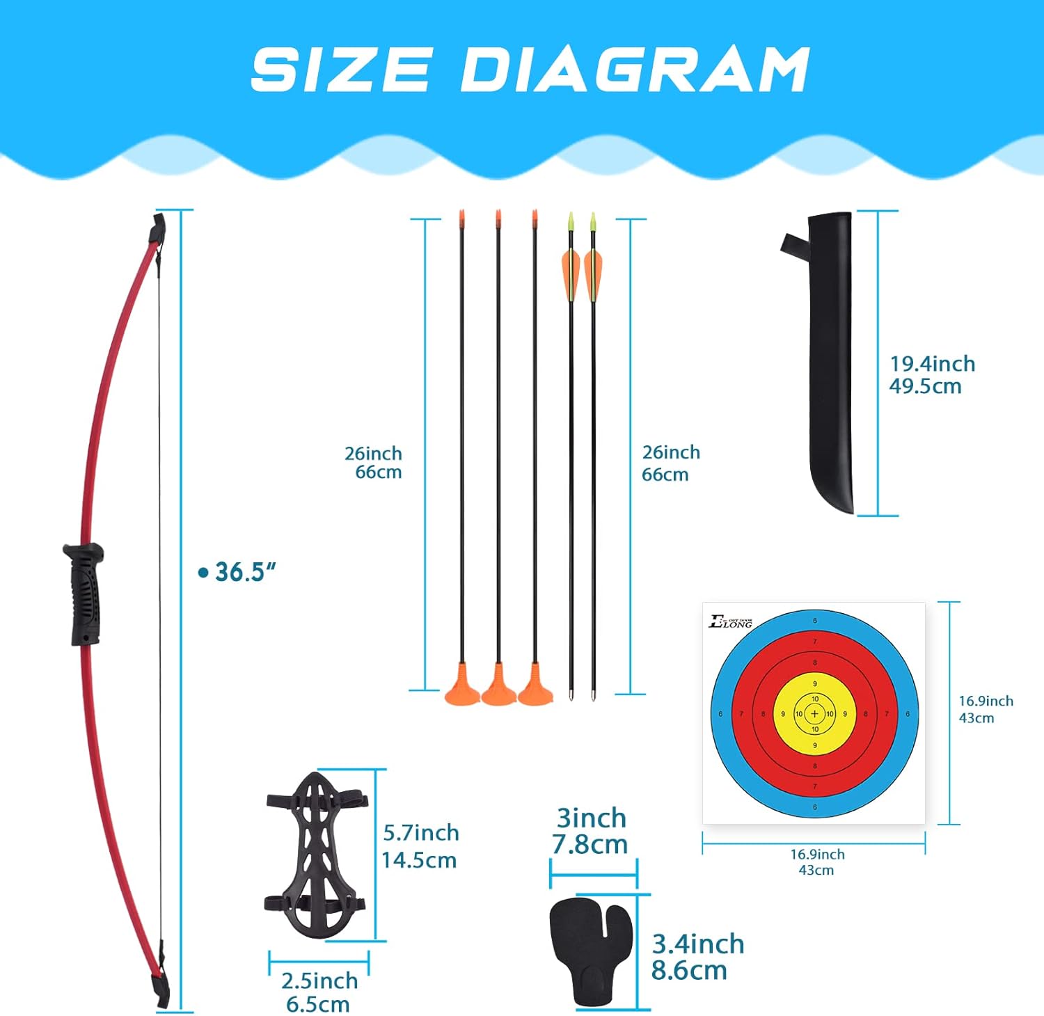 Набор для стрельбы из лука (ре – обзор и цена Archery Target Face
