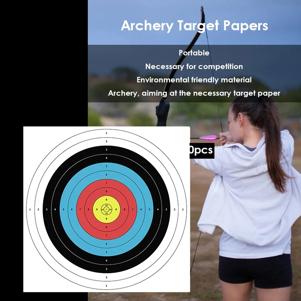 10 шт./лот Профессиональные бу – обзор и цена Archery Target Face
